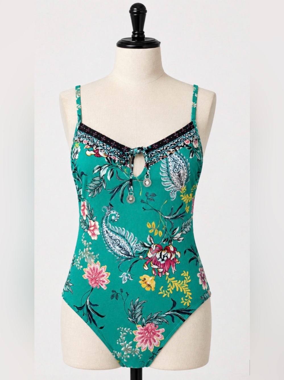 SEAFOLLY WATER GARDEN RETRO TANK FLORAL ONE PIECE SWIMSUIT VICTORIA'S SECRET 8